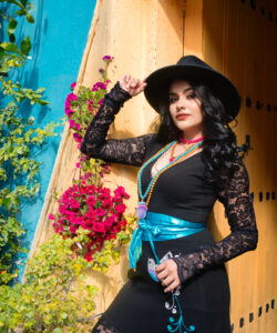 Alternative view of Vestido sirena ml Ngo pajarota bco jade