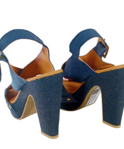 Alternative view of Zapatilla cruzada mezclilla