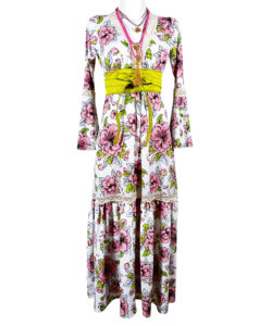 Vestido Dora Largo mcam tulipán rosa