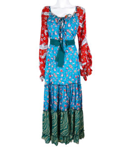 Alternative view of Vestido Yohn jade shedrón