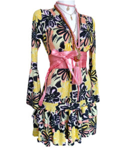 Alternative view of Vestido Dora Sexy amarillo flores