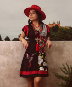 Vestido Simona muñequitas colibrí