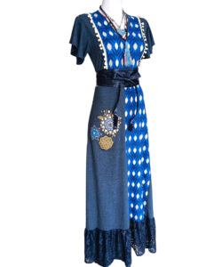 Alternative view of Hippie Largo azul mandalas