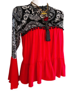 Alternative view of Saco Esfera rojo negro