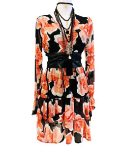 Vestido Australia Corto negro melón