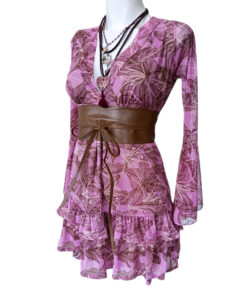 Alternative view of Vestido Dora Sexy rosa flor de lis