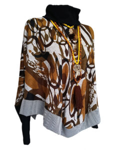 Alternative view of Poncho Karma círculos gris