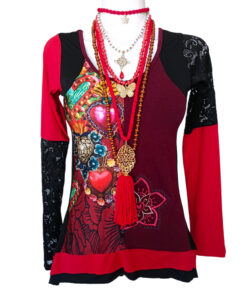 Blusa Simona corazón barroco