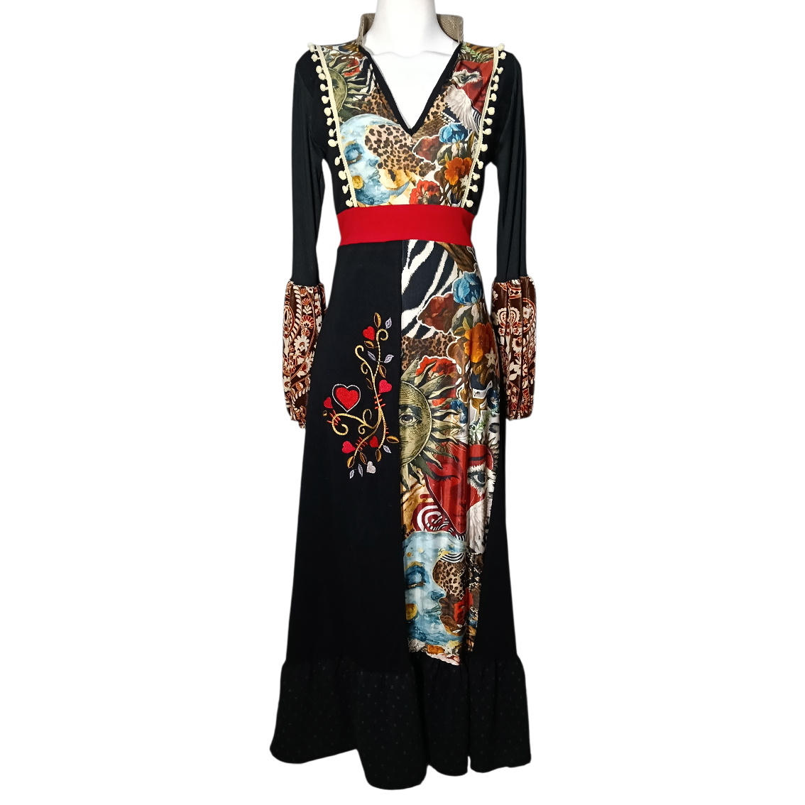 Vestido Hippie Largo luna y sol