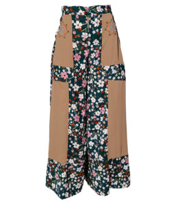 Pantalón elefante verde floral