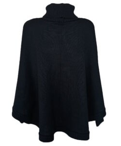 Alternative view of Poncho Karma negro rosas