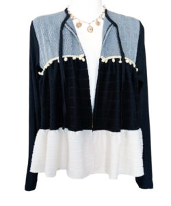 Saco Esfera negro hueso