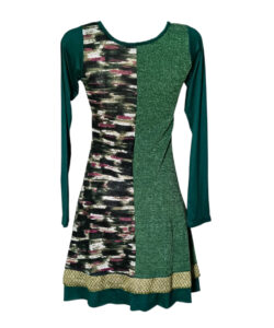 Alternative view of Simona dividido verde tejido