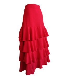 Alternative view of Falda 4 Olanes roja
