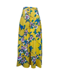 Pantalon elefante amarillo flores