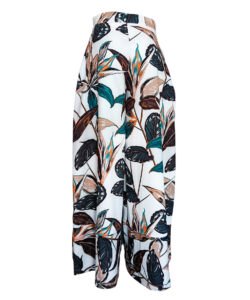 Alternative view of Pantalón elefante blanco hojas