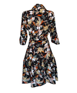 Alternative view of Vestido Camisero Talavera flores otoño