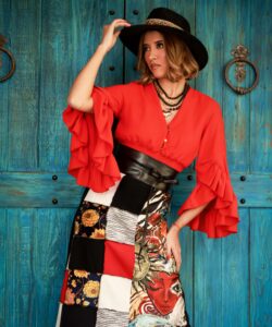 Falda Hippie sol y luna