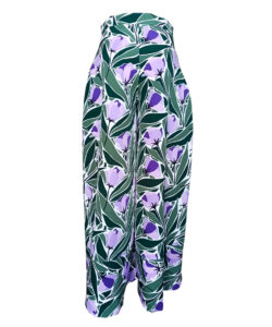 Alternative view of Pantalón Elefante verde flores lila
