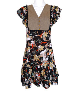 Vestido Agustina flores otoño