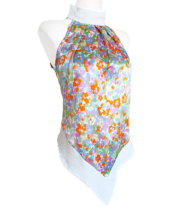 Alternative view of Blusa Paliacate flores satin