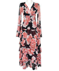 Vestido Dora Olanes negro melón