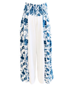 Alternative view of Pantalón Japones blanco azul índigo