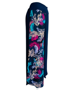 Alternative view of Pantalón Pascuala azul marino palmeras