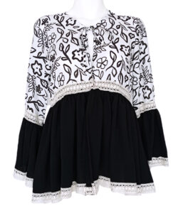 Saco Annie blanco floral