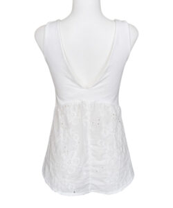 Alternative view of Blusa Desire blanco textura