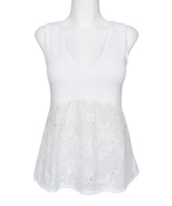 Blusa Desire blanco textura