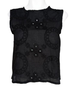 Blusa Nero negro textura