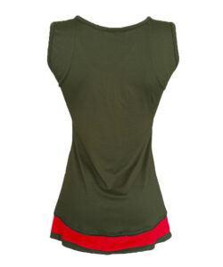 Alternative view of Blusa Simona Patch verde mariposas