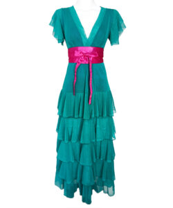 Alternative view of Vestido Dora olanes jade