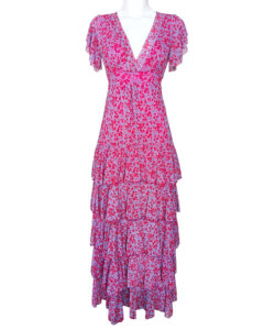 Vestido Dora olanes mc lila florecitas