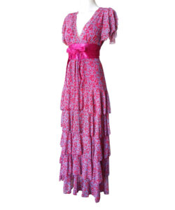 Alternative view of Vestido Dora olanes mc lila florecitas