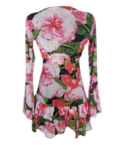 Alternative view of Vestido Dora Sexy mesh flores grandes