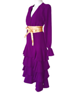 Alternative view of Vestido Australia Olanes uva