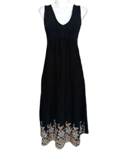 Vestido Desire negro cenefa