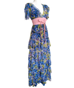 Alternative view of Vestido Dora Olanes manchas azules