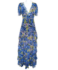 Vestido Dora Olanes manchas azules