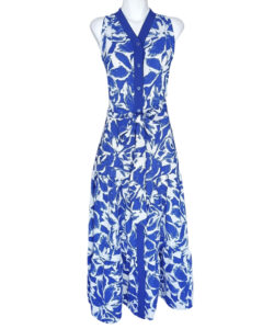 Vestido Camisero Verónica blanco azul