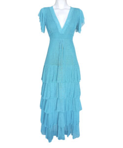 Vestido Dora Olanes azul celeste