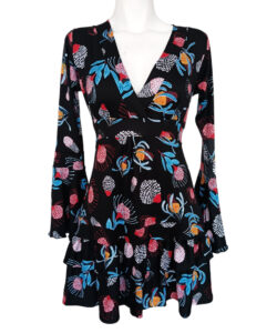 Vestido Dora sexy negro diente de leon