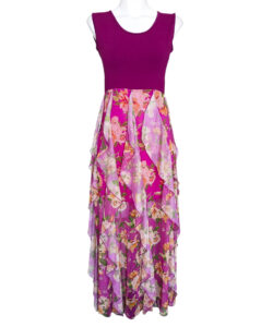 Vestido Sueño Olanes bugambilia flores