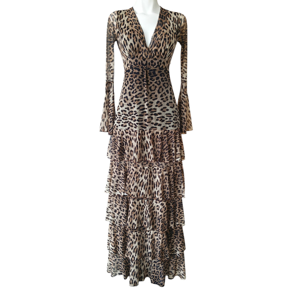 Vestido Dora Olanes leopardo