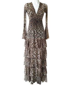 Vestido Dora Olanes leopardo