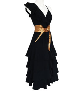 Alternative view of Vestido Jimena Olanes negro