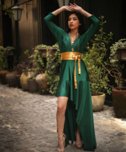 Vestido Dora Bibi verde pino