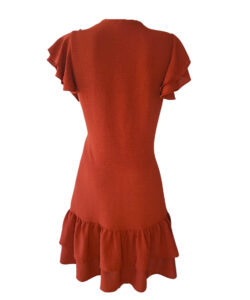 Alternative view of Vestido Agustina shedron brocado